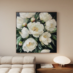 Floral Canvas Wall Art WAD1274-F 80 x 80 cm / Stretched on hidden frame