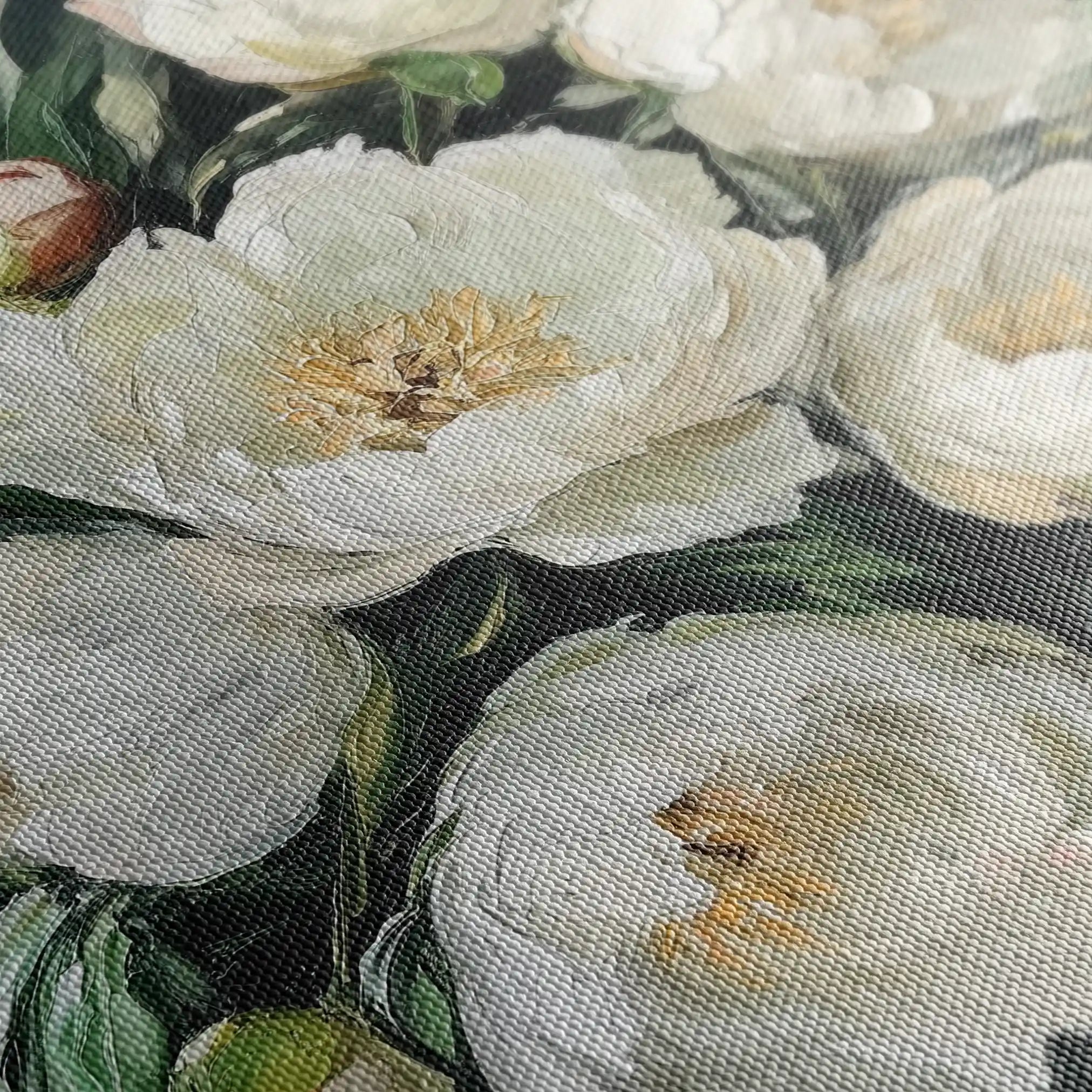 Floral Canvas Wall Art WAD1274-F 80 x 80 cm / Stretched on hidden frame