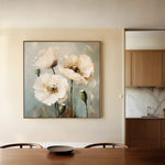 Floral Canvas Wall Art WAD1275-F 80 x 80 cm / Stretched on hidden frame