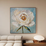 Floral Canvas Wall Art WAD1276-F 80 x 80 cm / Stretched on hidden frame