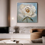 Floral Canvas Wall Art WAD1276-F 80 x 80 cm / Stretched on hidden frame