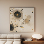 Abstract 1277 Canvas Art 60 x 60 cm / Stretched on hidden frame