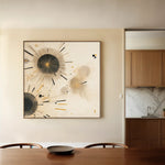 Abstract 1277 Canvas Art 60 x 60 cm / Stretched on hidden frame