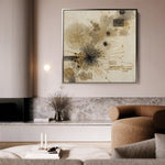 Abstract 1278 Canvas Art 60 x 60 cm / Stretched on hidden frame