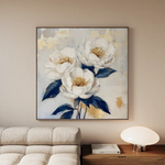 Floral Canvas Wall Art WAD1278-F 80 x 80 cm / Stretched on hidden frame