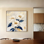 Floral Canvas Wall Art WAD1278-F 80 x 80 cm / Stretched on hidden frame