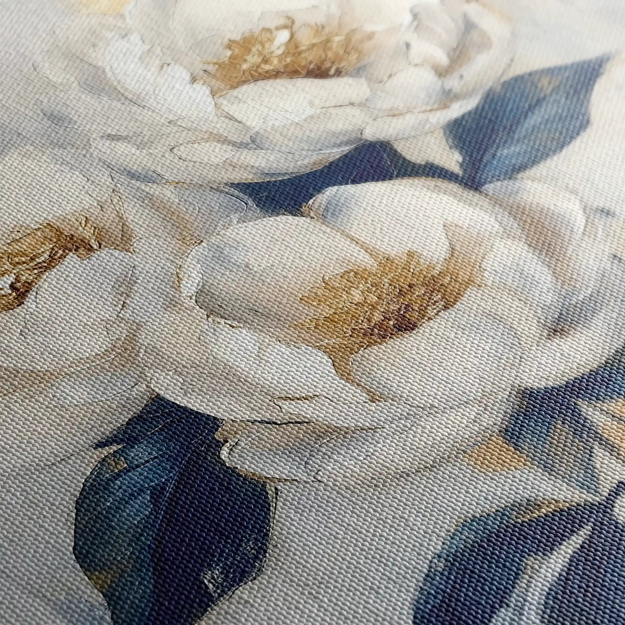 Floral Canvas Wall Art WAD1278-F 80 x 80 cm / Stretched on hidden frame