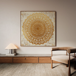 Abstract 1279 Canvas Art 60 x 60 cm / Stretched on hidden frame