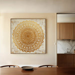 Abstract 1279 Canvas Art 60 x 60 cm / Stretched on hidden frame