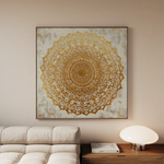 Abstract 1279 Canvas Art 60 x 60 cm / Stretched on hidden frame