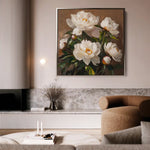 Floral Canvas Wall Art WAD1279-F 80 x 80 cm / Stretched on hidden frame