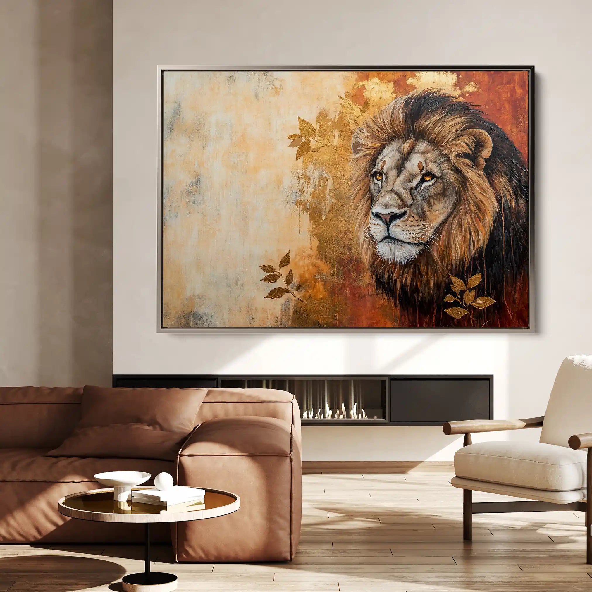 Animals 128 Canvas Art 90 x 60 cm / Stretched on hidden frame