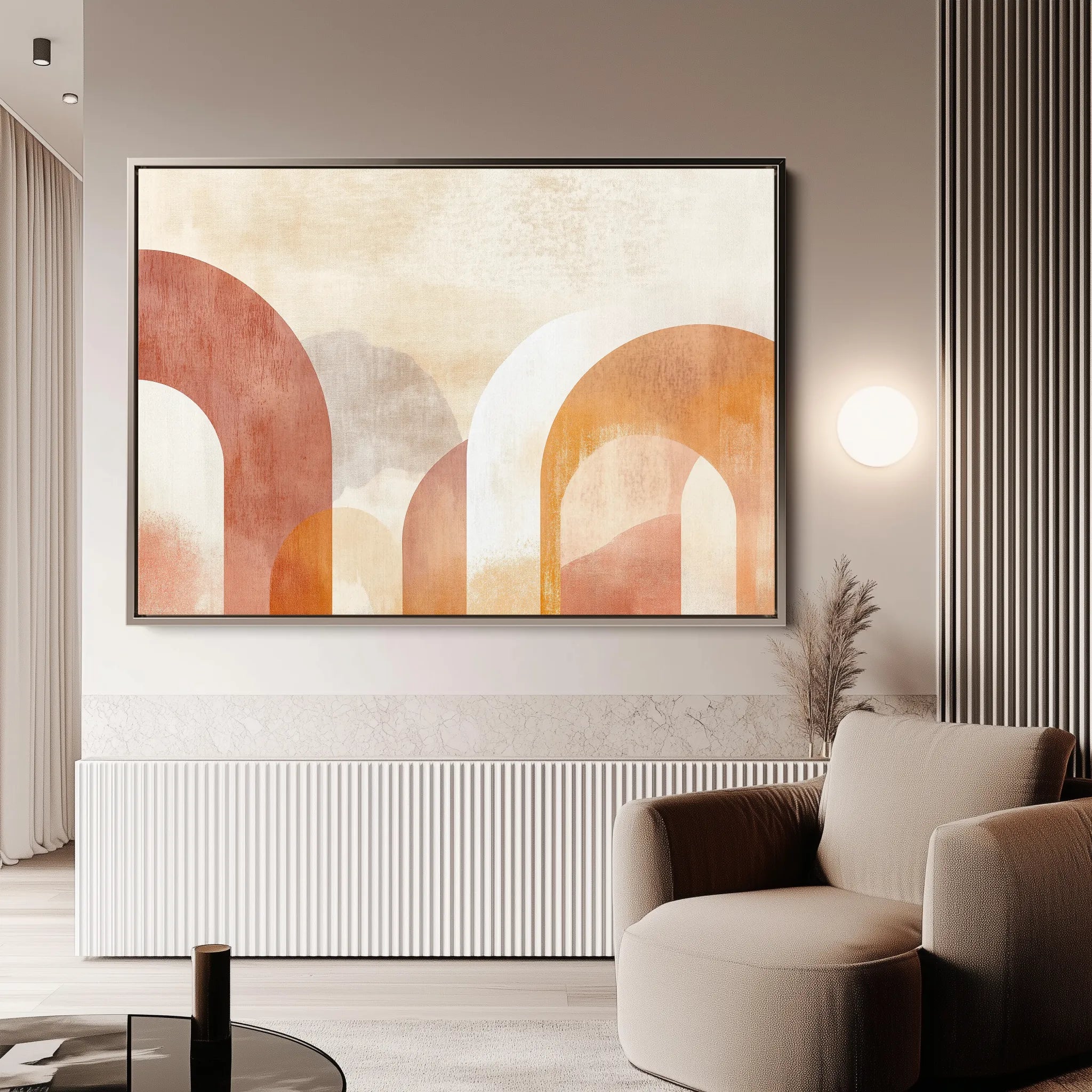 Boho Canvas Wall Art WAD128-BH 90 x 60 cm / Stretched on hidden frame