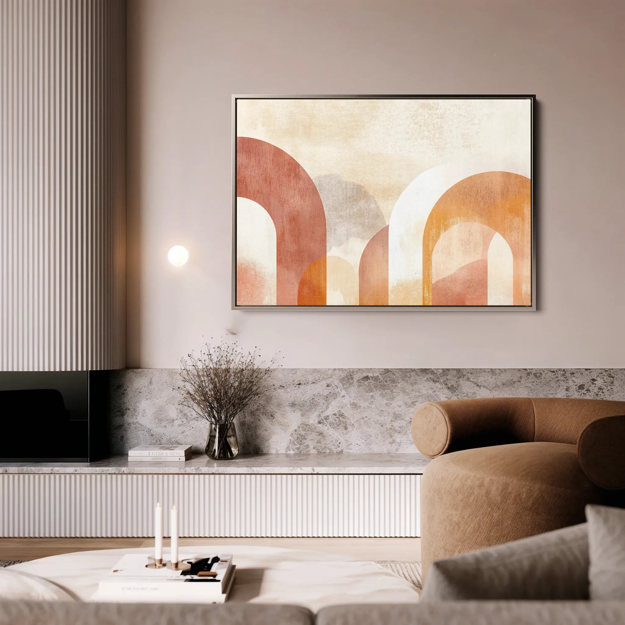 Boho Canvas Wall Art WAD128-BH 90 x 60 cm / Stretched on hidden frame