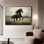Horses 128 Canvas Art 90 x 60 cm / Stretched on hidden frame
