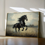 Horses 128 Canvas Art 90 x 60 cm / Stretched on hidden frame