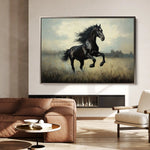 Horses 128 Canvas Art 90 x 60 cm / Stretched on hidden frame
