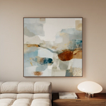 Abstract 1280 Canvas Art 60 x 60 cm / Stretched on hidden frame