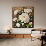 Floral Canvas Wall Art WAD1280-F 80 x 80 cm / Stretched on hidden frame