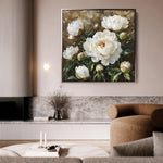 Floral Canvas Wall Art WAD1280-F 80 x 80 cm / Stretched on hidden frame