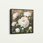 Floral Canvas Wall Art WAD1280-F 80 x 80 cm / Stretched on hidden frame