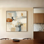 Abstract 1281 Canvas Art 60 x 60 cm / Stretched on hidden frame