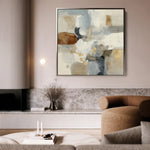 Abstract 1281 Canvas Art 60 x 60 cm / Stretched on hidden frame