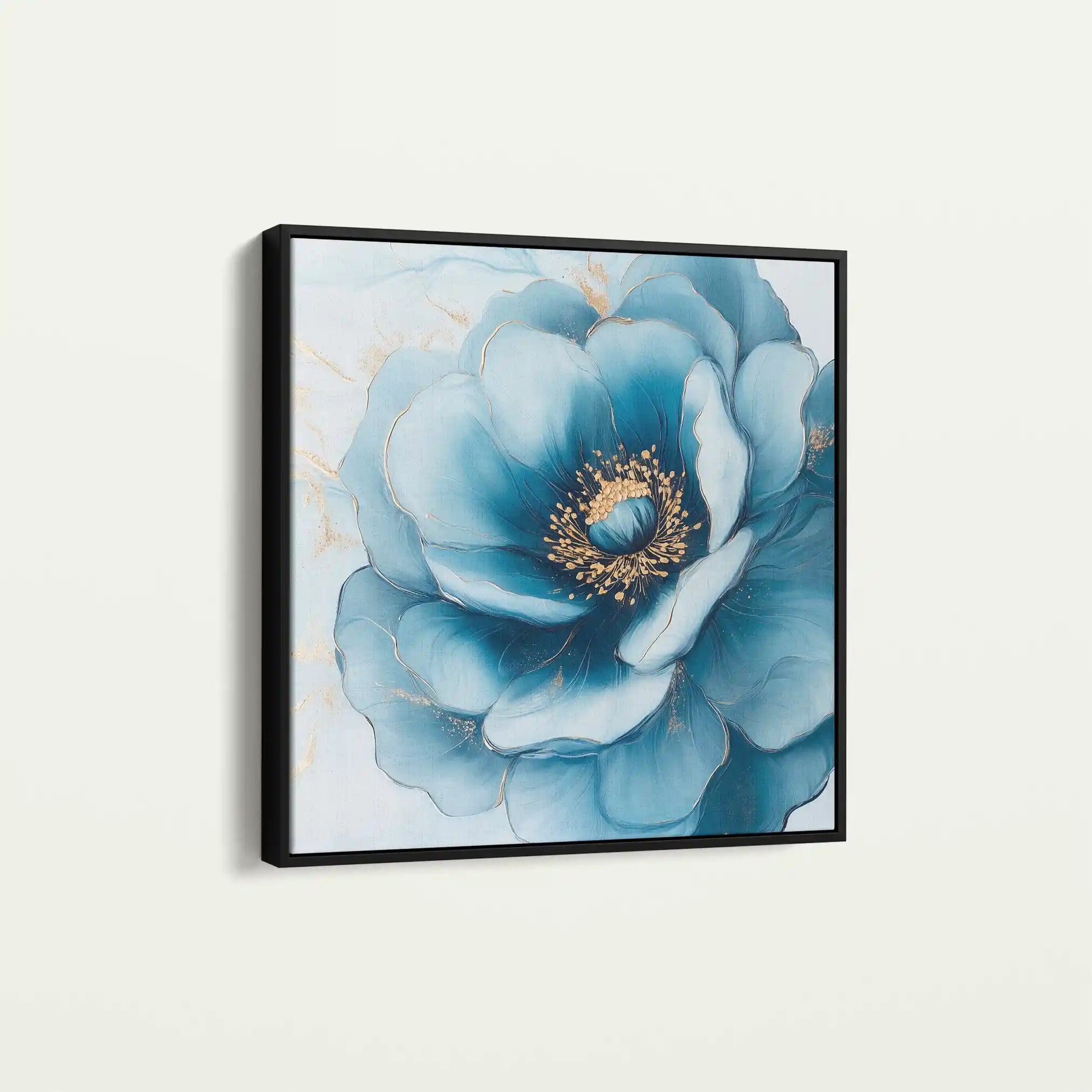 Floral Canvas Wall Art WAD1281-F 80 x 80 cm / Stretched on hidden frame