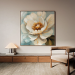 Floral Canvas Wall Art WAD1282-F 80 x 80 cm / Stretched on hidden frame