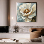 Floral Canvas Wall Art WAD1282-F 80 x 80 cm / Stretched on hidden frame