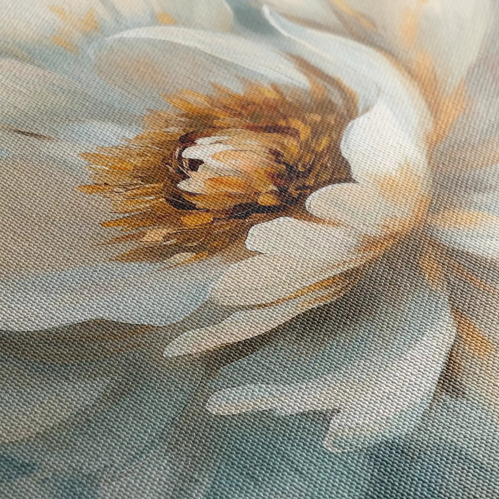 Floral Canvas Wall Art WAD1282-F 80 x 80 cm / Stretched on hidden frame