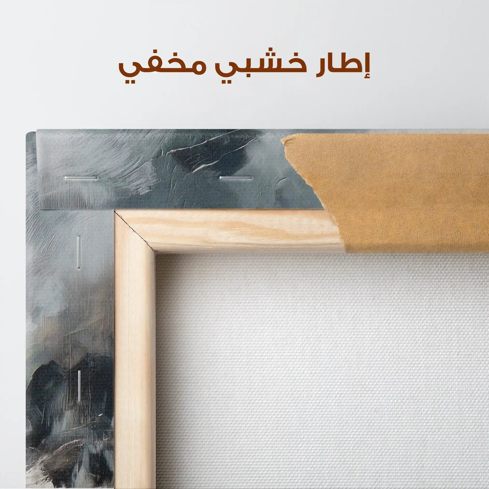 Abstract 1283 Canvas Art 60 x 60 cm / Stretched on hidden frame