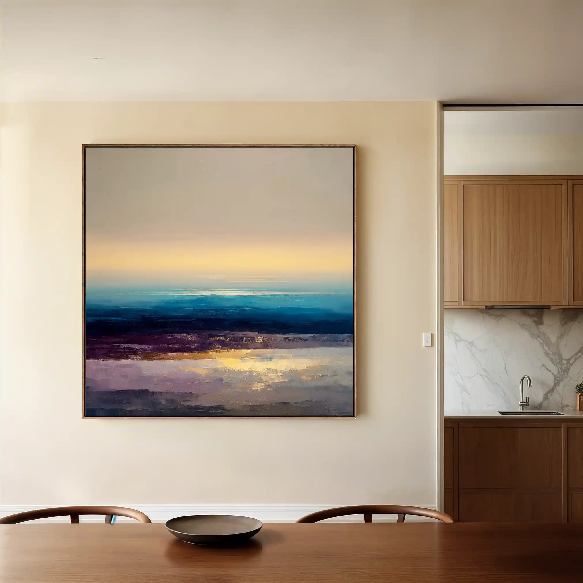 Abstract 1285 Canvas Art 60 x 60 cm / Stretched on hidden frame