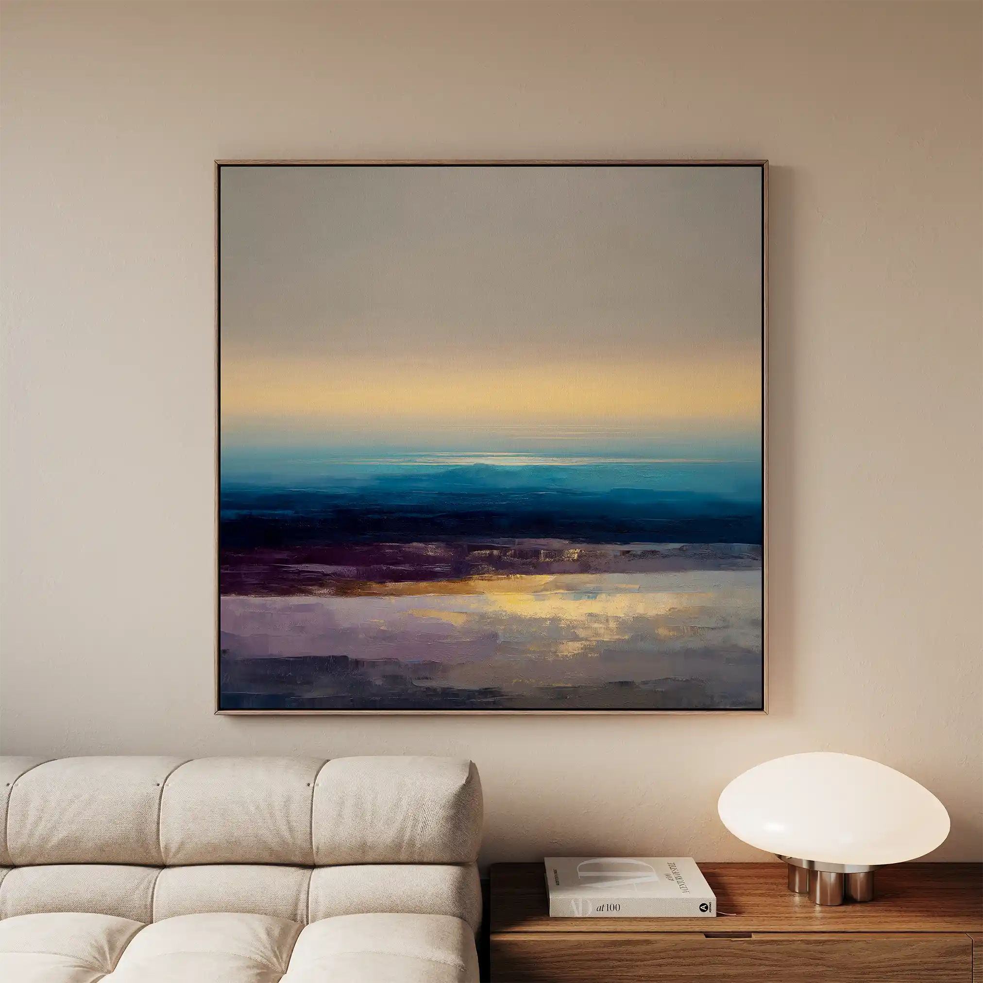 Abstract 1285 Canvas Art 60 x 60 cm / Stretched on hidden frame