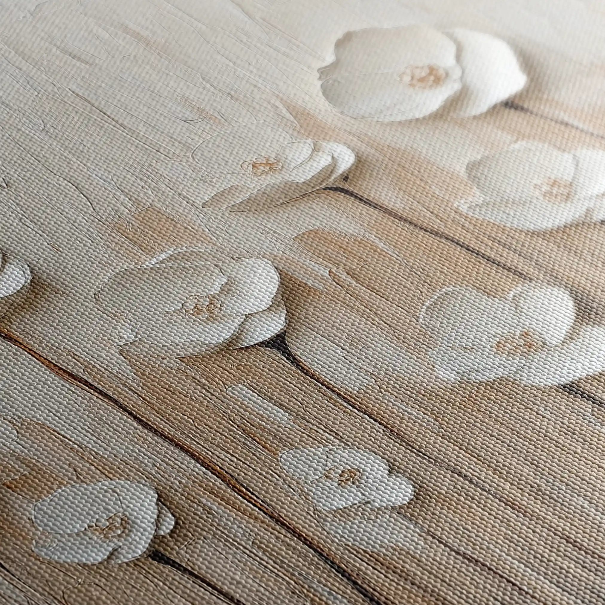 Floral Canvas Wall Art WAD1285-F 80 x 80 cm / Stretched on hidden frame