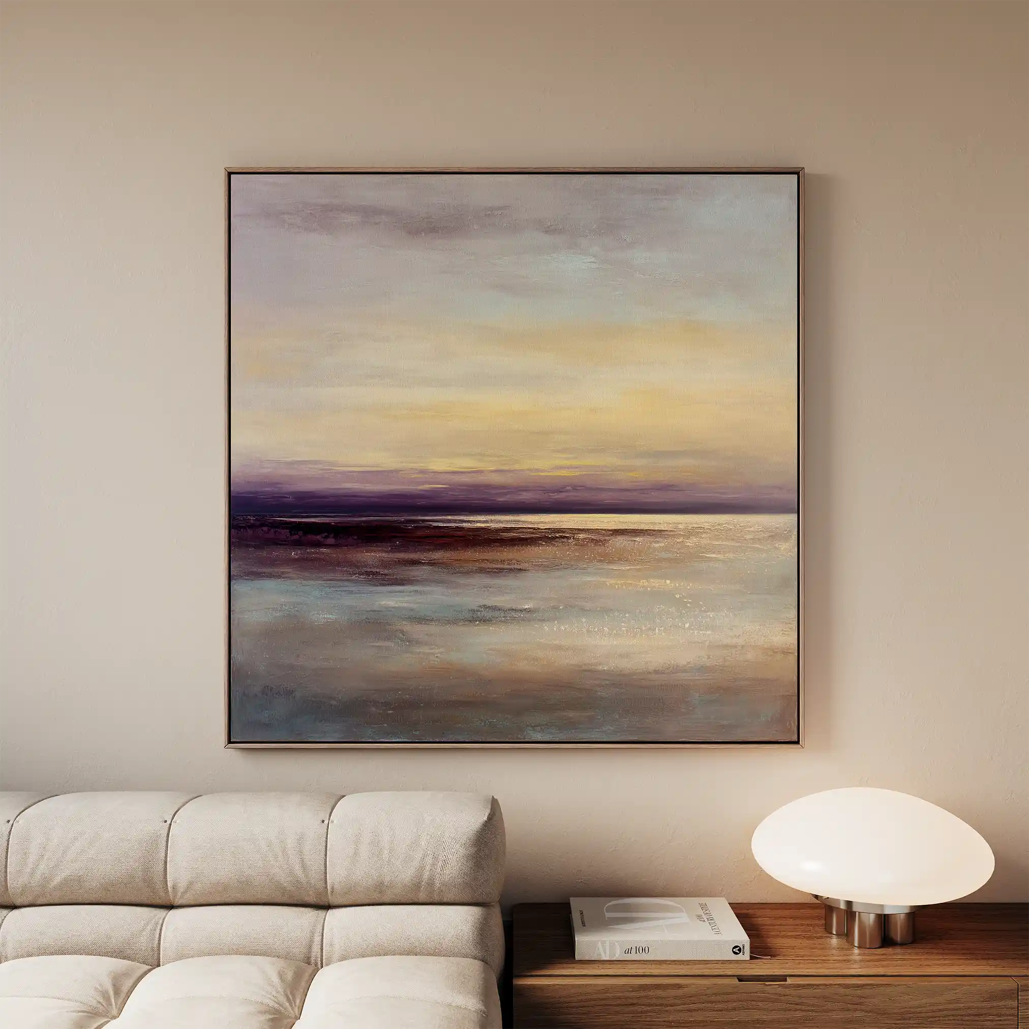 Abstract 1286 Canvas Art 60 x 60 cm / Stretched on hidden frame