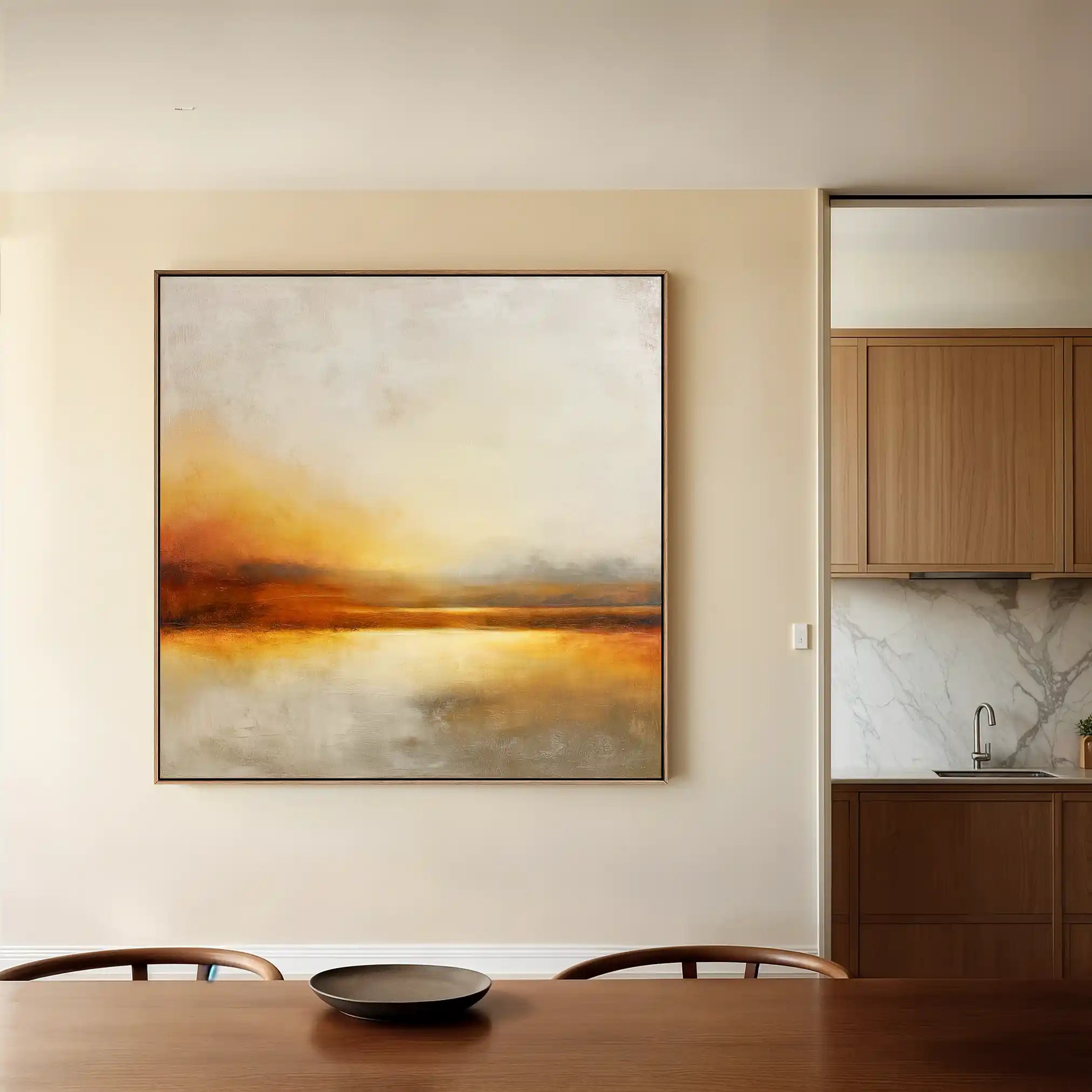 Abstract 1287 Canvas Art 60 x 60 cm / Stretched on hidden frame