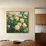 Floral Canvas Wall Art WAD1287-F 80 x 80 cm / Stretched on hidden frame