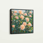 Floral Canvas Wall Art WAD1287-F 80 x 80 cm / Stretched on hidden frame
