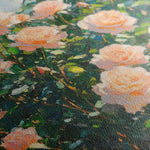 Floral Canvas Wall Art WAD1287-F 80 x 80 cm / Stretched on hidden frame