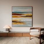 Abstract 1288 Canvas Art 60 x 60 cm / Stretched on hidden frame