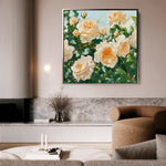 Floral Canvas Wall Art WAD1288-F 80 x 80 cm / Stretched on hidden frame