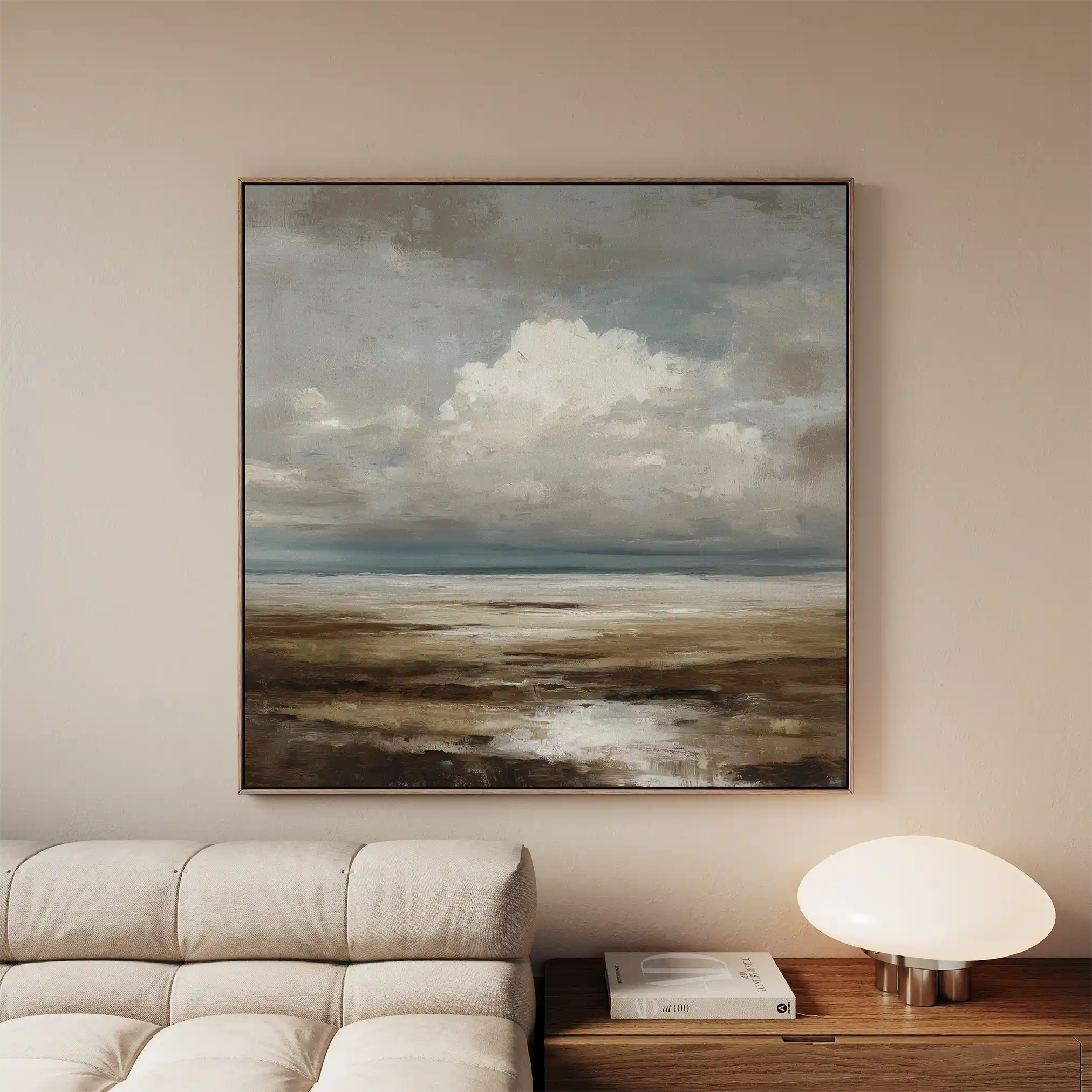 Abstract 1289 Canvas Art 60 x 60 cm / Stretched on hidden frame