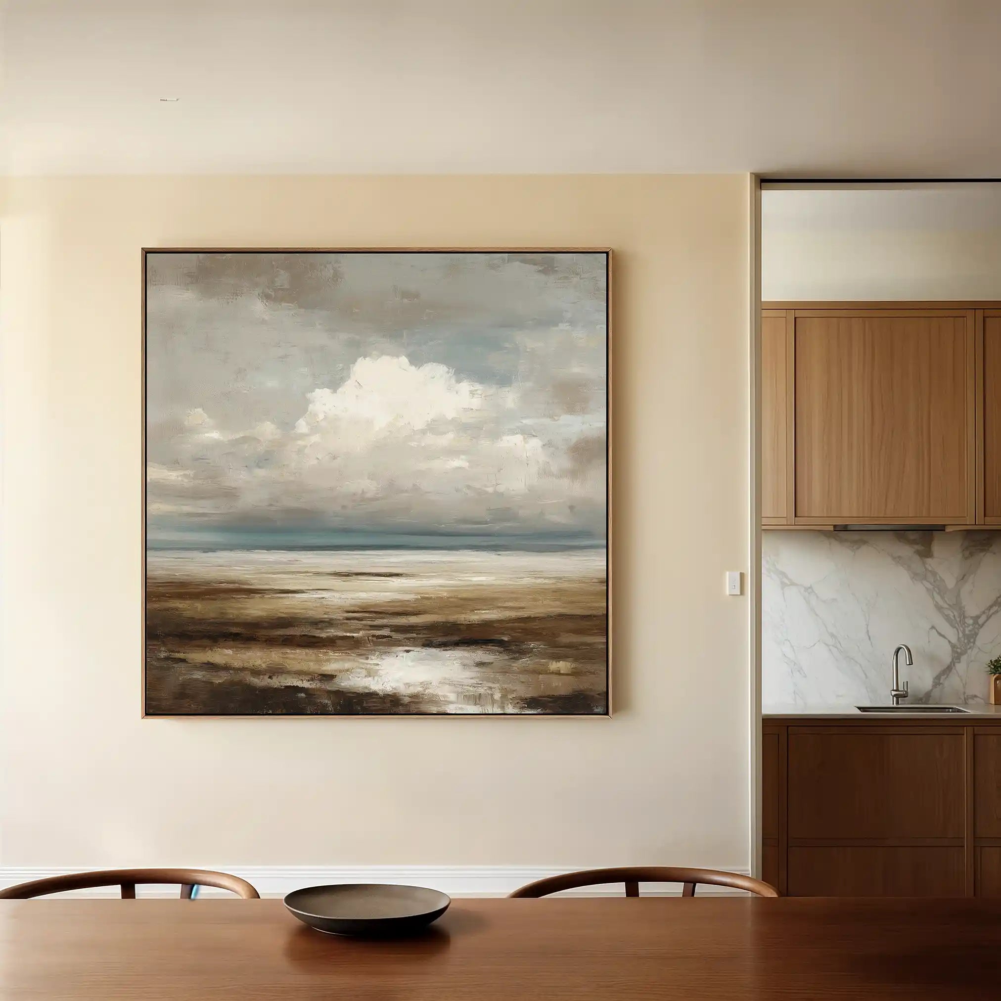 Abstract 1289 Canvas Art 60 x 60 cm / Stretched on hidden frame