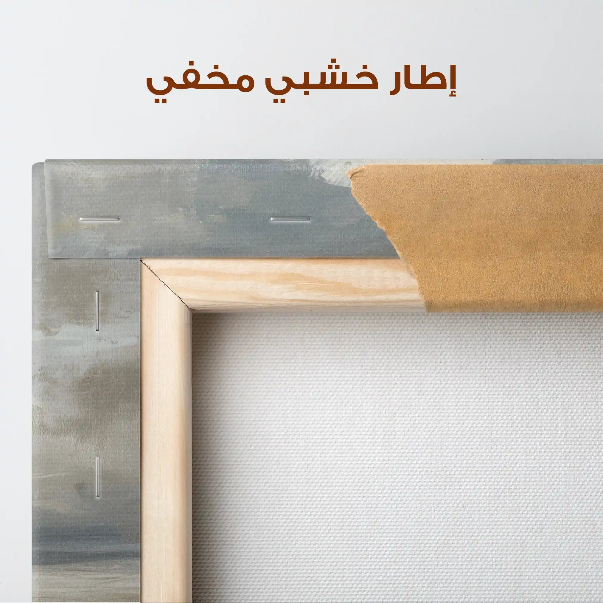 Abstract 1289 Canvas Art 60 x 60 cm / Stretched on hidden frame