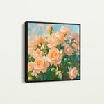 Floral Canvas Wall Art WAD1289-F 80 x 80 cm / Stretched on hidden frame