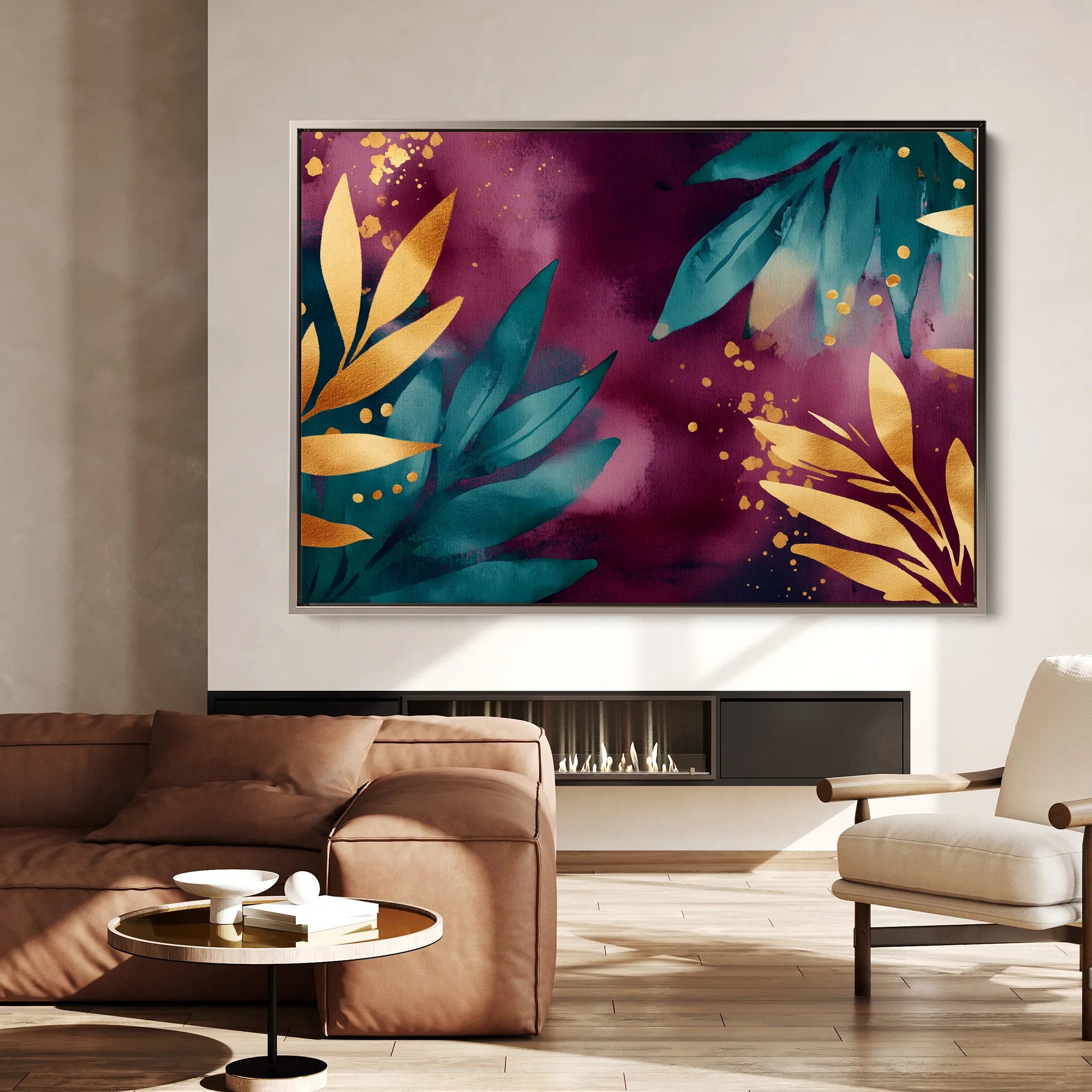 Boho Canvas Wall Art WAD129-BH 90 x 60 cm / Stretched on hidden frame
