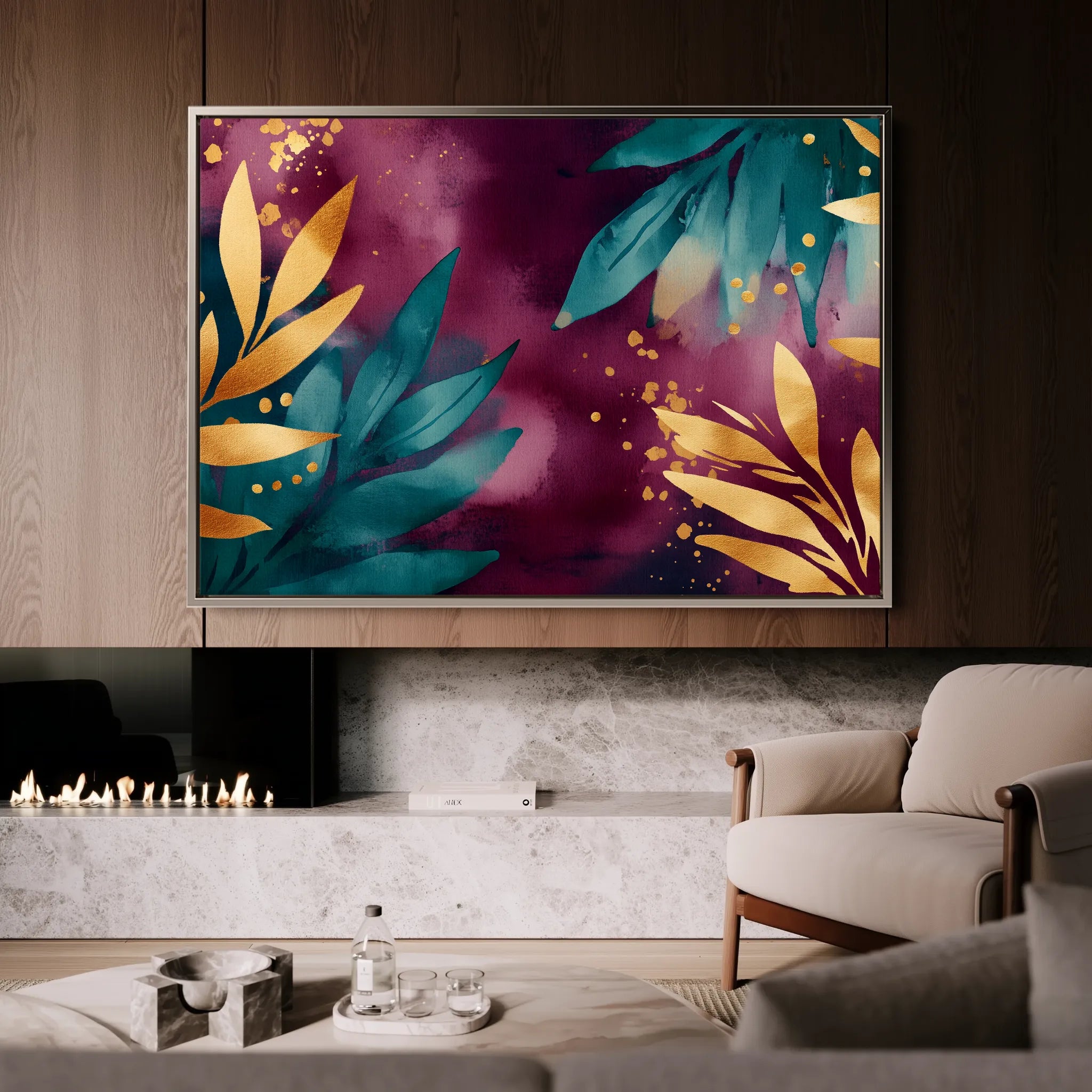 Boho Canvas Wall Art WAD129-BH 90 x 60 cm / Stretched on hidden frame