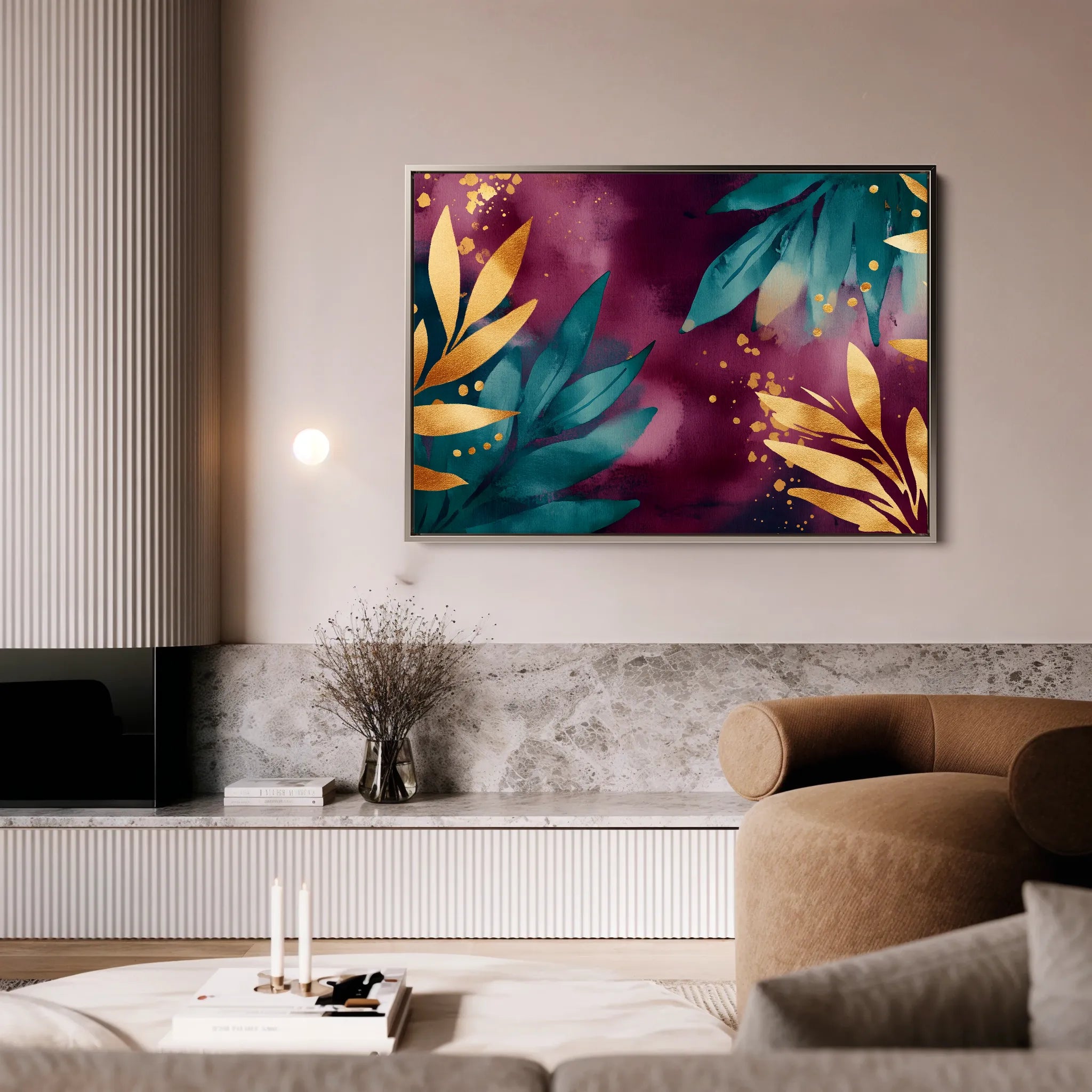 Boho Canvas Wall Art WAD129-BH 90 x 60 cm / Stretched on hidden frame