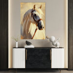 Horses 129 Canvas Art 90 x 60 cm / Stretched on hidden frame